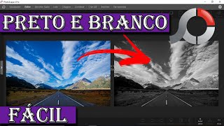 EFEITO PRETO E BRANCO NA IMAGEM OU FOTO Fácil e Rápido no PhotoScape [upl. by Gebler]