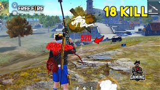 Insane 18 Kill AWM and M82B Ajjubhai and Romeo Op New Gameplay  Garena Free Fire [upl. by Akim]