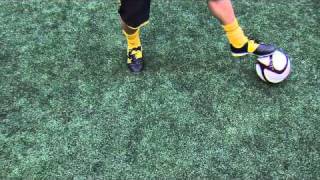 Falcao skill tutorial  How to do the Falcao dribble [upl. by Ecyar]