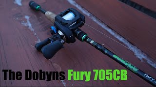 Budget Multipurpose Hard Bait Rod  The Dobyns Fury 705cb InDepth Review [upl. by Karalee816]