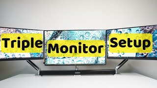 Connect 3 Monitors To 1 PC Explained In 4 Minutes [upl. by Aihsenyt]