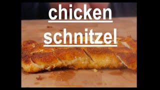 Ultimate crispy Chicken schnitzel [upl. by Llabmik]