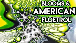 35 Blooms with American Floetrol  Shelee Art  Acrylic Pouring [upl. by Ynnohj]