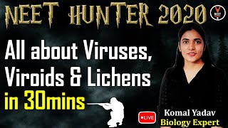 Biological Classification Class 11  Viruses Viroids amp Lichen  NEET 2020 Preparation NEET Biology [upl. by Chrissy]