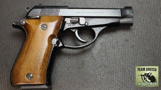 Beretta Model 84 380 ACP Pistol Review [upl. by Eenwahs696]