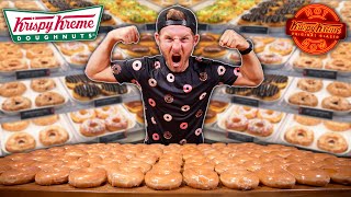 The 100 Krispy Kreme Donut Challenge 19000 Calories [upl. by Essirehs]