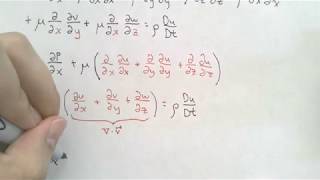 NavierStokes Equations for Incompressible Flow [upl. by Kersten]