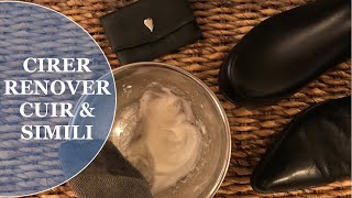 ☯ Un Ingrédient MAGIQUE pour CIRER RÉNOVER Cuir et Simili 🌿 ASTUCE ☯ [upl. by Power]