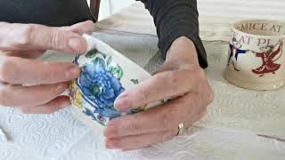 HOW TO REPAIR CHIPPED PORCELAINCHINA WITH MILLIPUT LATEST [upl. by Aicinet898]