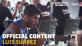 A DAY WITH LUIS SUÁREZ DURING THE 2019 US TOUR [upl. by Jayson]