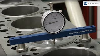 Measuring piston protrusion  With a dial gauge and measurement bridge [upl. by Yhtomot807]