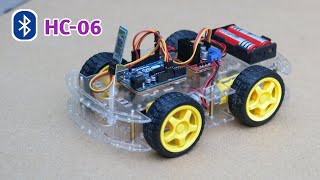 How To Make Arduino Bluetooth Controlled Car  At Home [upl. by Bornie405]