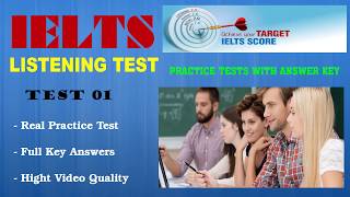 IELTS Listening Practice Tests with Answers and PDF File  Test 01 [upl. by Desireah]