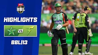 Melbourne Stars v Sydney Thunder  BBL13 [upl. by Giarla]