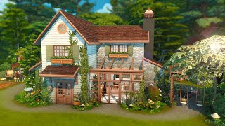 Earthy Family Farm House  no cc The Sims 4 Speed Build [upl. by Enaled]