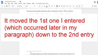 Formatting a Chicago Turabian Paper in Google Docs Part 2 [upl. by Fernando]