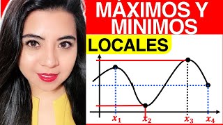 MÁXIMOS y MÍNIMOS RELATIVOS o también llamados LOCALES [upl. by Enicnarf]