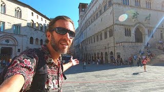 Exploring Perugia Italy  Classic Old European City [upl. by Hgielram]