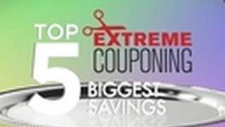 Top Five Biggest Coupon Savings  Extreme Couponing [upl. by Briny281]