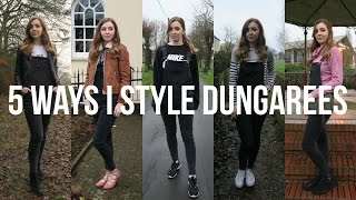 5 ways I style dungarees  AmberlyRose [upl. by Morrissey]