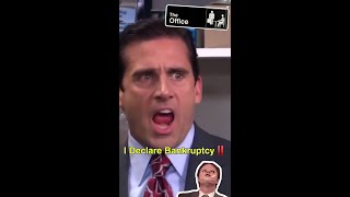 I Declare Bankruptcy  The Office US Scene  Shorts [upl. by Shurlock]