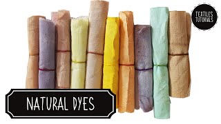 How To Make Natural Dyes  Textiles Techniques [upl. by Anwahsak]