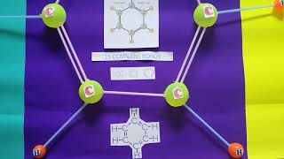 benzene ball and stick model  Ball and Stick Model chemistry Framework Model  Molecular model [upl. by Otrebile]