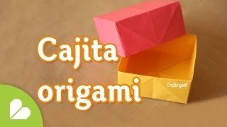 Como hacer Caja Origami BASICA y FACIL [upl. by Rodi]