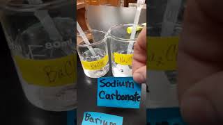 Barium Chloride and Sodium Carbonate [upl. by Lightfoot]