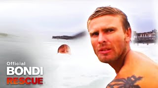 Lifeguard Rescue  Drowning Child Saved by Bondi Rescue Lifeguard [upl. by Colpin]