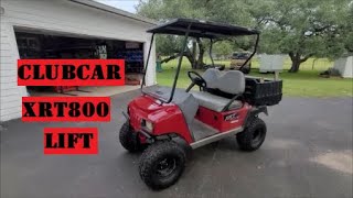 ClubCar XRT 800 Lift [upl. by Naruq470]