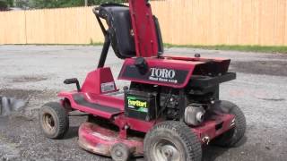 Blowing up a Lawn Mower Engine  Toro Wheel Horse [upl. by Randene749]