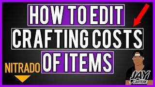 How To Edit Crafting Costs Of Items On Your Nitrado Server  ARK PS4 Server Tutorial [upl. by Suzie]