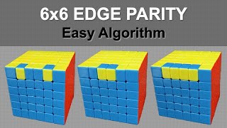 Easiest Way to Solve 6x6 Edge Parity [upl. by Aerbas]