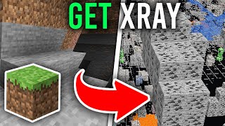 Minecraft XRay Texture Pack  How To Get XRay In Minecraft Any Version [upl. by Richelle]