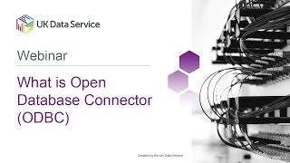 Webinar What is Open Database Connector ODBC [upl. by Ahsataj]