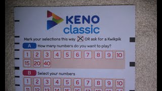 How to Calculate the Odds of Winning Keno  Step by Step Instructions  Tutorial [upl. by Anair]