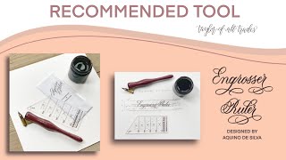 Engrosser Ruler  Review and Tutorial PLUS an Explanation of Calligraphy Ratios [upl. by Arivle]