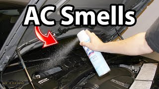 How to Remove AC Smells in Your Car Odor Life Hack [upl. by Anawit878]