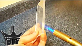 HOW TO Flame polishing acrylic [upl. by Herculie]