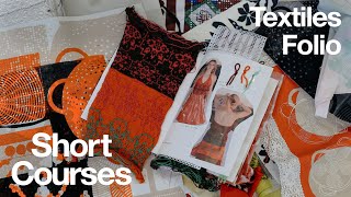 Perfect your Textiles Portfolio  Short Courses [upl. by Hafirahs]