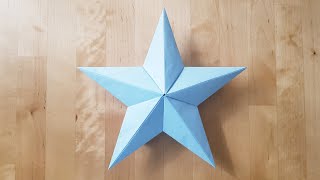 How to Make Origami Star 3D [upl. by Nywra]