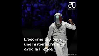 Lescrime aux Jeux Olympiques  une histoire damour avec la France [upl. by Lewendal]