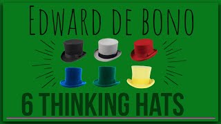 Six Thinking Hats By Edward De Bono animated Summary [upl. by Hessler]