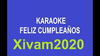 Feliz cumpleaños español adultos karaoke [upl. by Sucitivel]