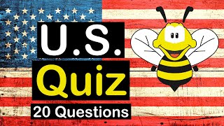 US Quiz AMAZING American Geography amp History  20 US Questions amp Answers  20 US Fun Facts [upl. by Ainoda3]