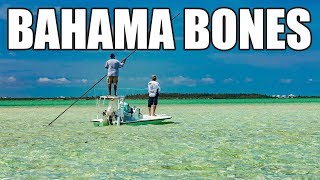 Bonefish Fly Fishing Schooling Bones in Chub Cay Bahamas [upl. by Ahsiuqram]