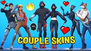 Popular Fortnite Dances With Couple Skins [upl. by Suidualc748]