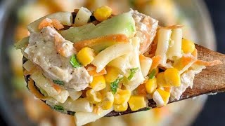 Salade de Pâtes crémeuse au Poulet [upl. by Harvison818]