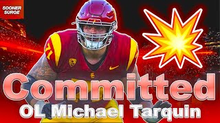 OU Football Michael Tarquin commits to the Sooners [upl. by Savil353]